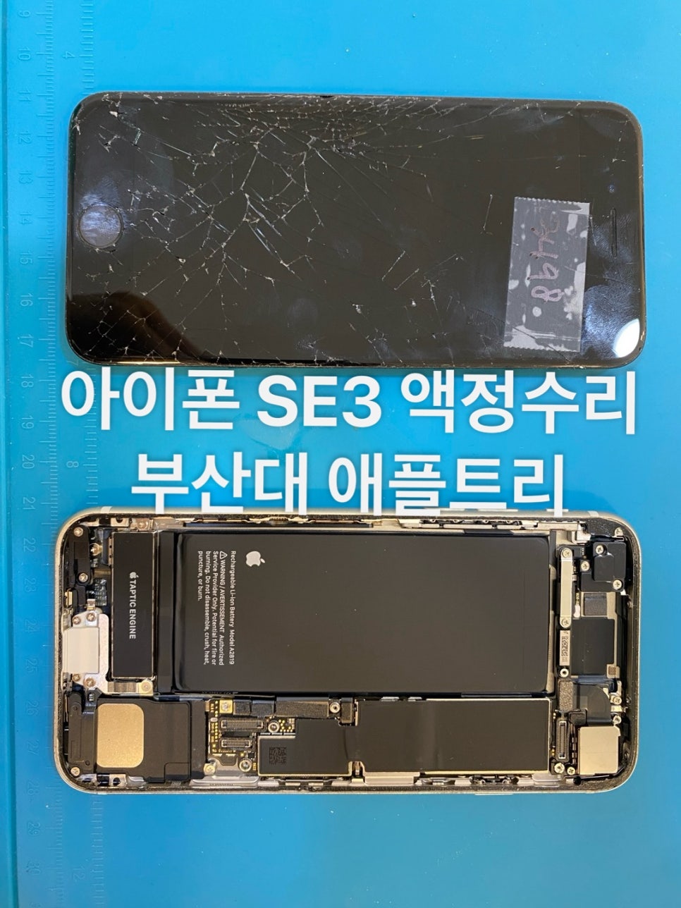 부산 아이폰 수리] 아이폰 SE3 액정이 파손되었다면?