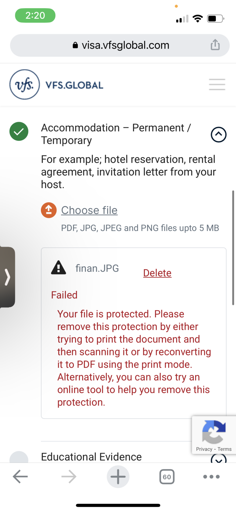 영국 워홀 YMS 비자센터 방문 준비물, 서류 셀프업로드 방법, 오류 해결, 아이폰으로 스캔하기