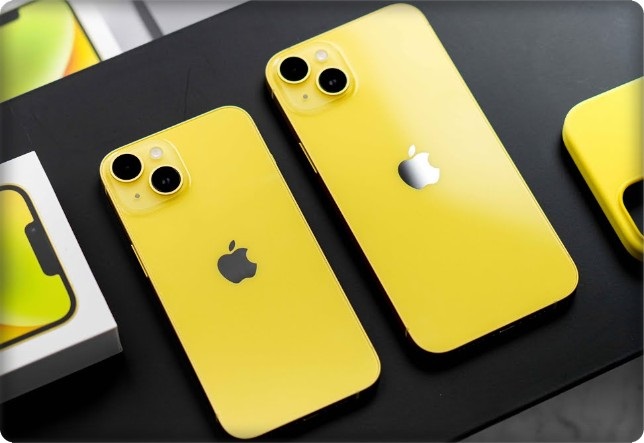 애플 봄맞이 아이폰 14 옐로우 노랑색 컬러 출시